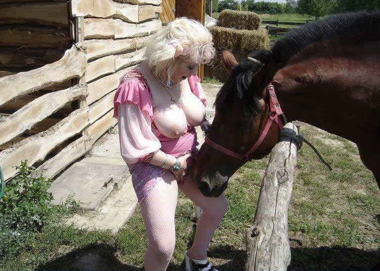 Horse granny fuck Big Brother