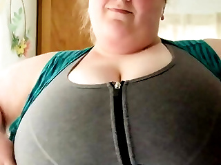 SSBBW Crystal Releases Huge Tits...